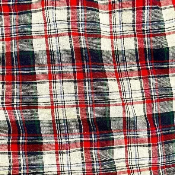 Hanes Mens Boxers Cotton Blend Elastic Waist Red White Navy Plaid SZ M - Picture 5 of 8